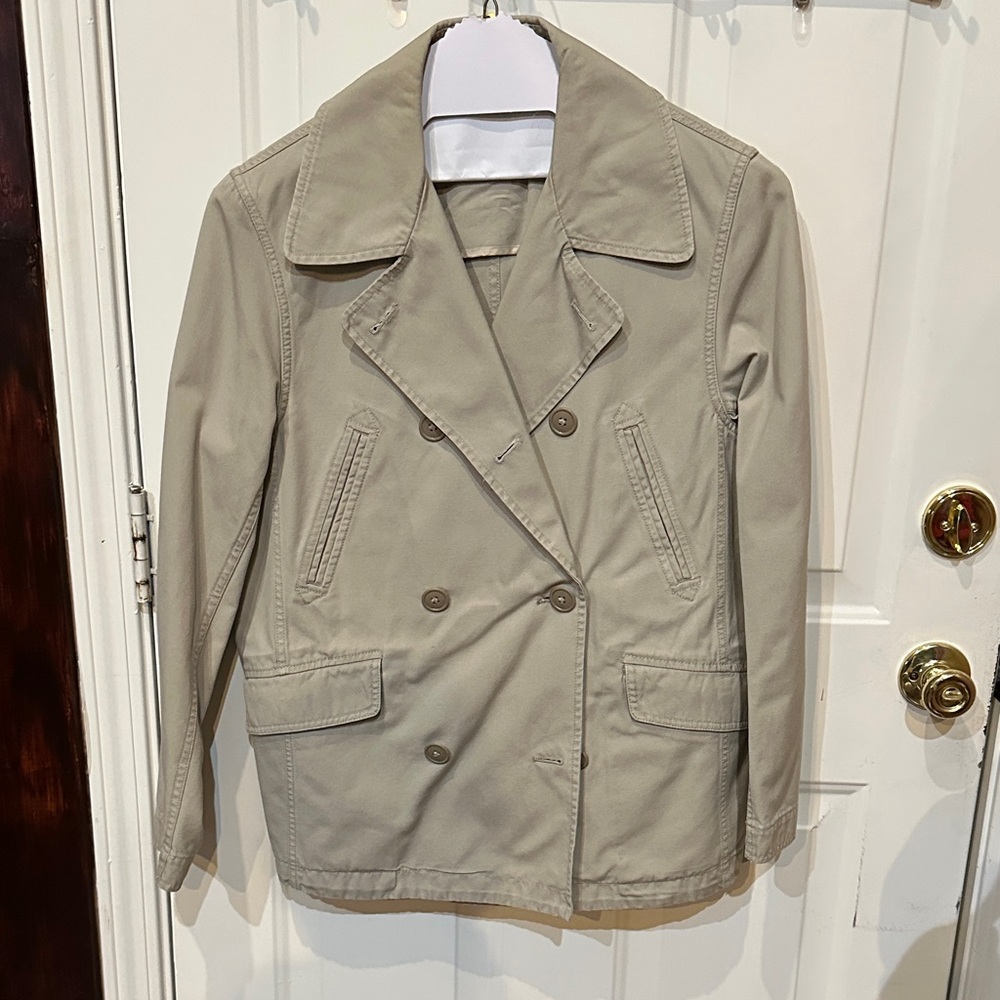 J. Crew Beige Women's barn jacket pea coat
